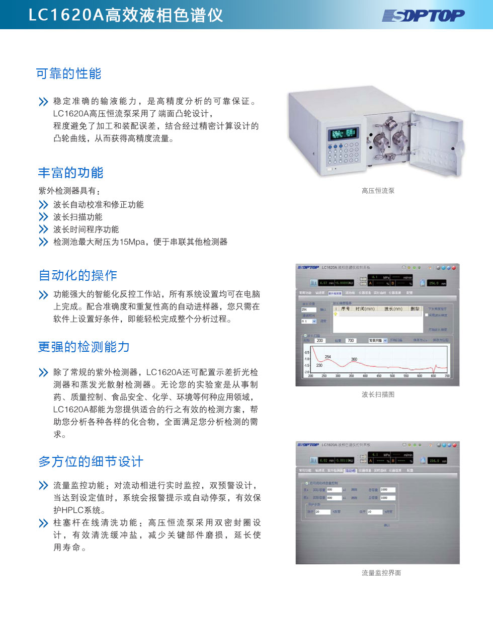 上海舜宇恒平LC1620A高效液相色譜儀