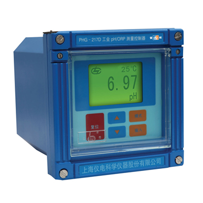 上海雷磁在線工業pH/ORP測量控制器PHG-217C/ PHG-217D